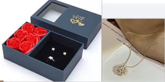 Retro Magnetic Four-Leaf Clover Necklace