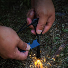 Stainless Steel Outdoor Camping Flint Fire Starter