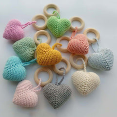 Lotus Hand Hook Crochet Wool Teether