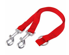 Dual Dog Leash Coupler Twin Lead