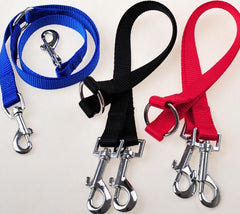 Dual Dog Leash Coupler Twin Lead