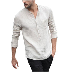 Men’s Plaid Turn-Down Collar Shirt