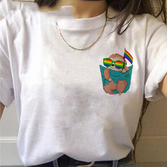 Women’s Kawaii Sloth Printed T-Shirt