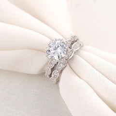 Elegant Zircon Crystal Ring