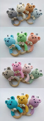 Lotus Hand Hook Crochet Wool Teether