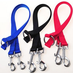 Dual Dog Leash Coupler Twin Lead