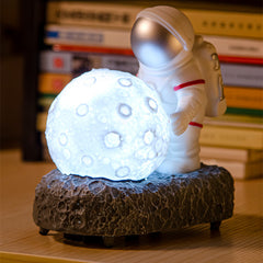 Wireless Speaker Astronaut Desktop Decoration Night Light