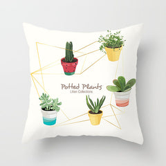 Colorful Fruit Print Sofa Cushion Cover