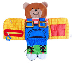 Good Night Baby Cloth Rattle Book