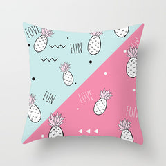Colorful Fruit Print Sofa Cushion Cover