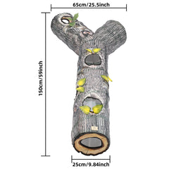 Tree Pattern Tunnel Interactive Cat Toy