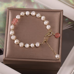Irregular Freshwater Pearl Adjustable Bracelet