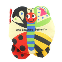 Good Night Baby Cloth Rattle Book