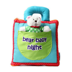 Good Night Baby Cloth Rattle Book