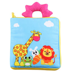 Good Night Baby Cloth Rattle Book