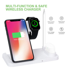 Quick-Charge 15W Folding 4-in-1 Wireless Charger