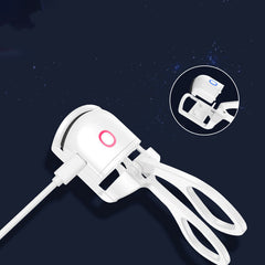 Heated Electric Eyelash Curler with Temperature Control