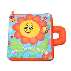 Good Night Baby Cloth Rattle Book