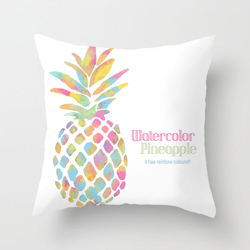 Colorful Fruit Print Sofa Cushion Cover