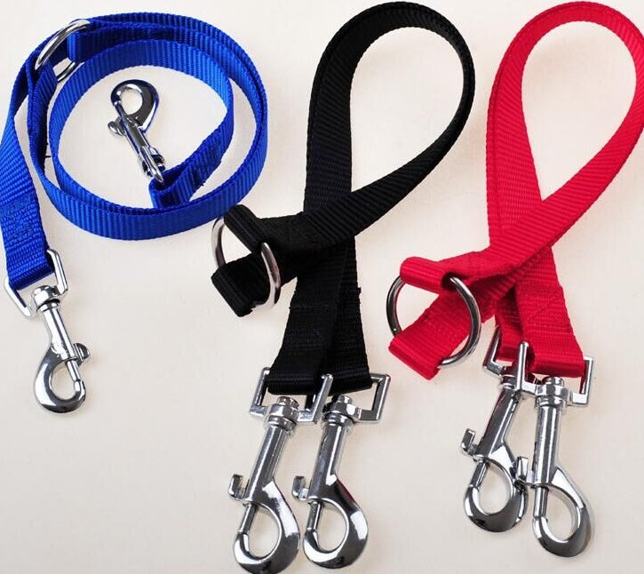 Dual Dog Leash Coupler Twin Lead
