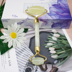 Jade Double-Head Facial Roller Massager