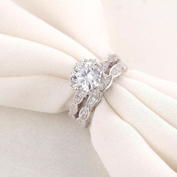 Elegant Zircon Crystal Ring