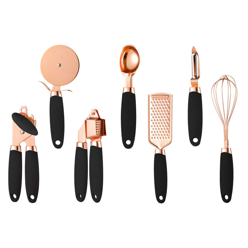 Copper Plated Kitchen Peeler Gadget Set