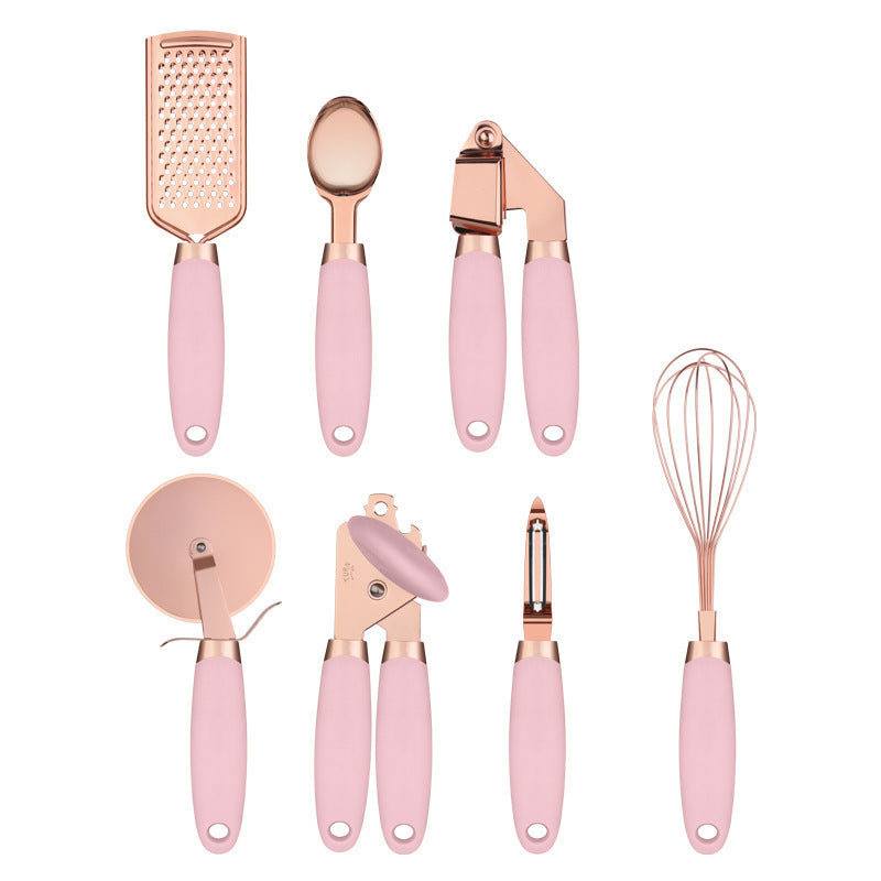 Copper Plated Kitchen Peeler Gadget Set