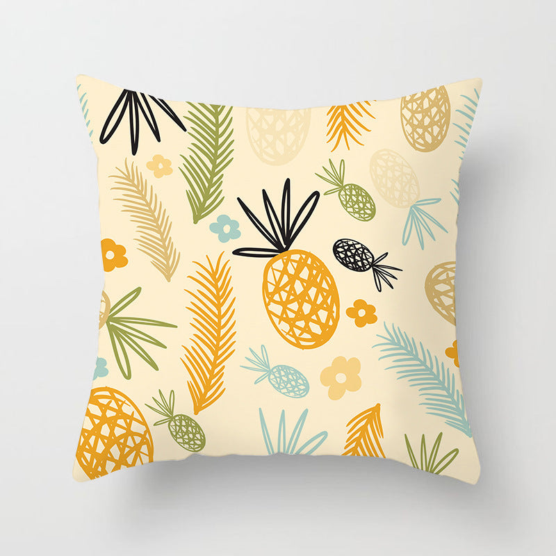 Colorful Fruit Print Sofa Cushion Cover