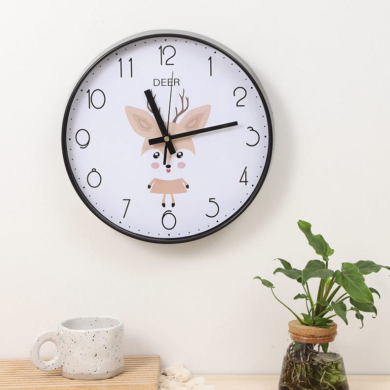 Round Silent Sweep Second Wall Clock