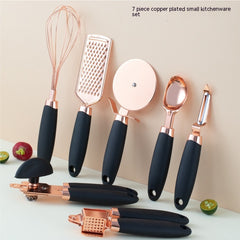 Copper Plated Kitchen Peeler Gadget Set