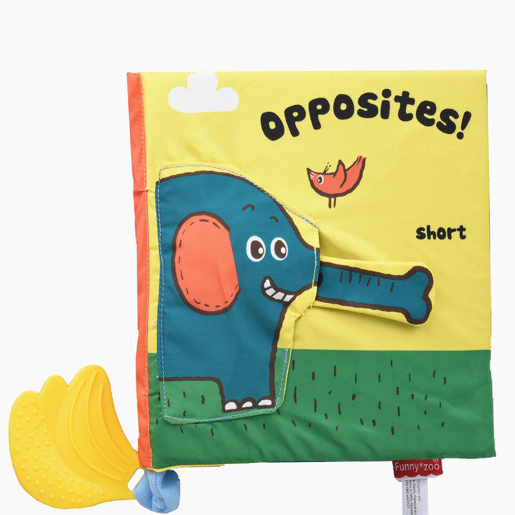Good Night Baby Cloth Rattle Book