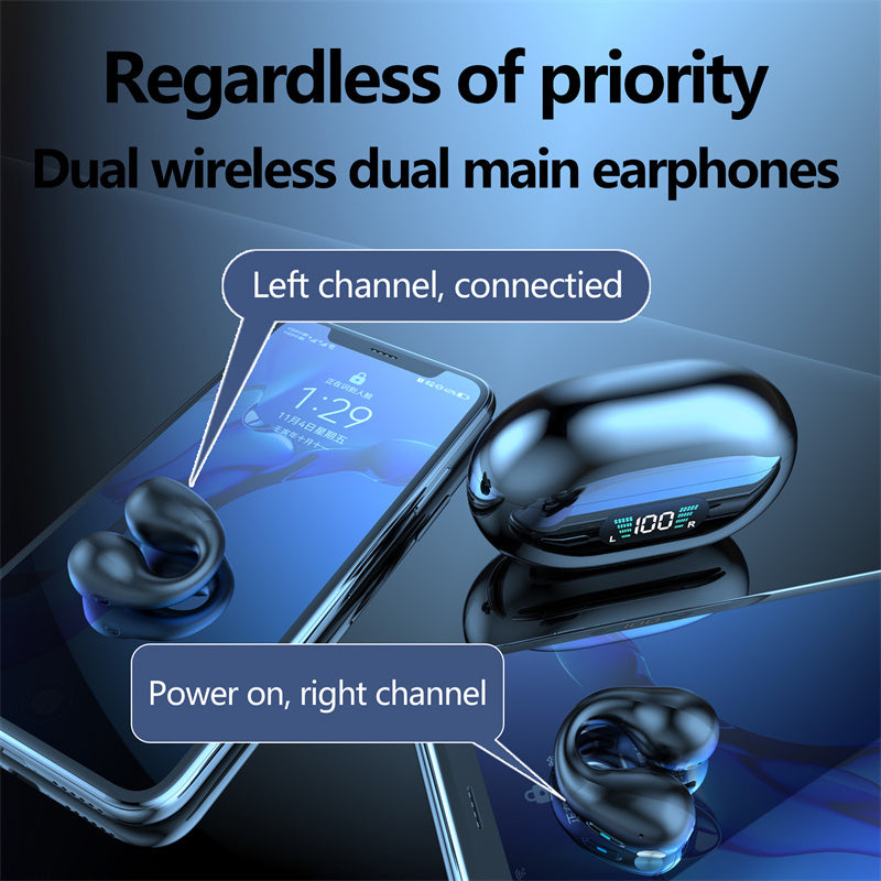 Bone Conduction Bluetooth 5.3 Sports Earbuds