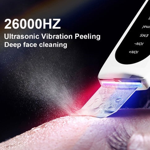 Ultrasonic Blackhead Remover with Microcurrent & LED Light