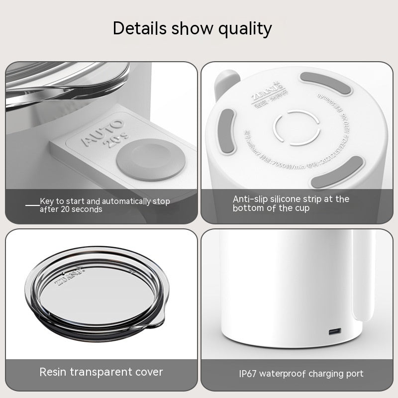 Portable Magnetic Automatic Mixing Coffee Cup