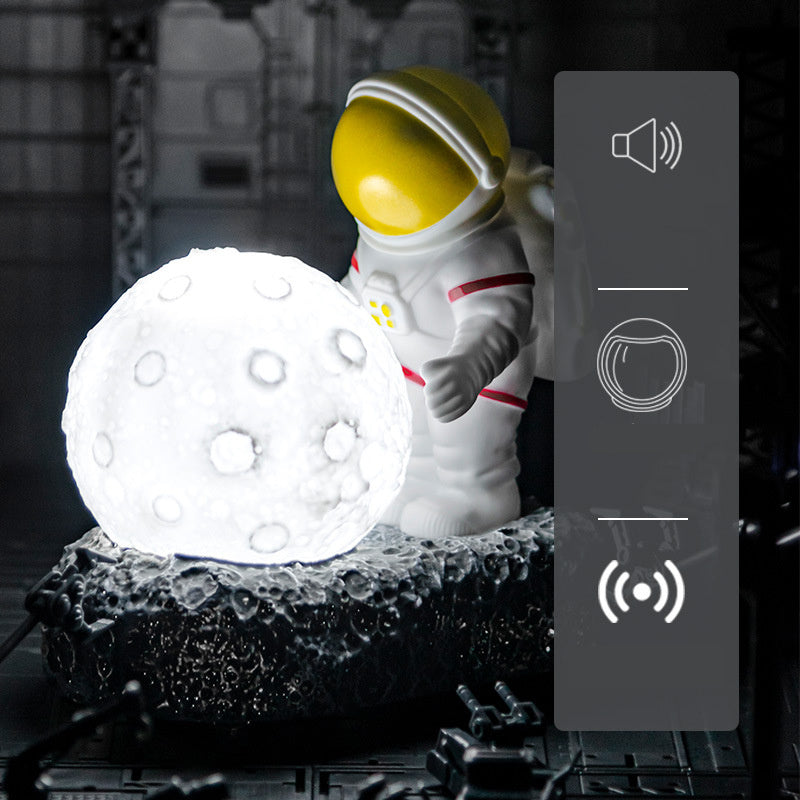 Wireless Speaker Astronaut Desktop Decoration Night Light
