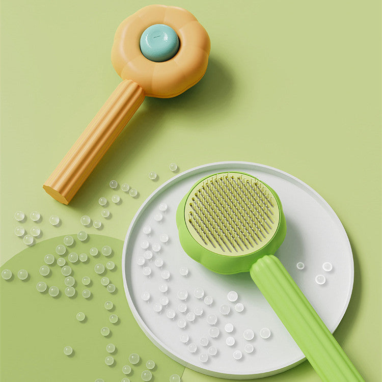 Sunflower Shape Pet Grooming Cat Comb