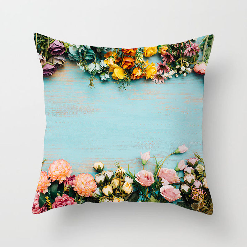 Colorful Fruit Print Sofa Cushion Cover