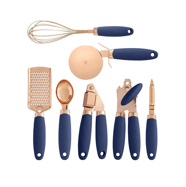 Copper Plated Kitchen Peeler Gadget Set