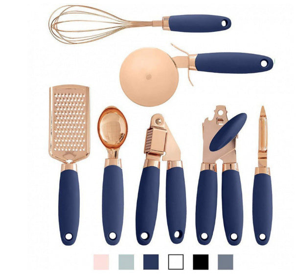 Copper Plated Kitchen Peeler Gadget Set