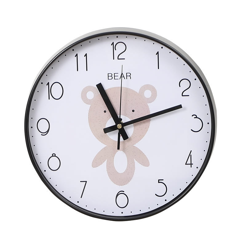 Round Silent Sweep Second Wall Clock