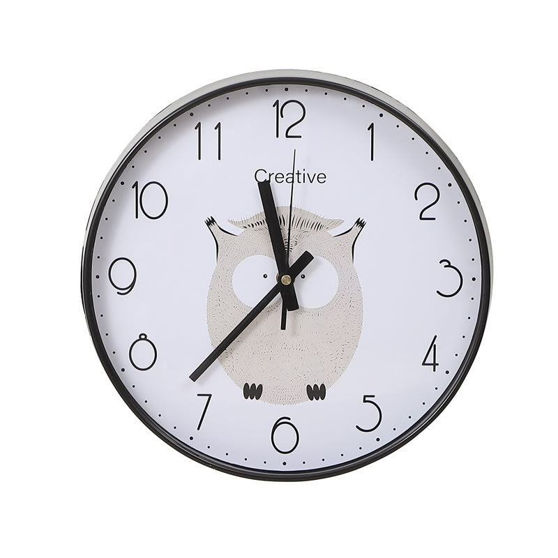 Round Silent Sweep Second Wall Clock